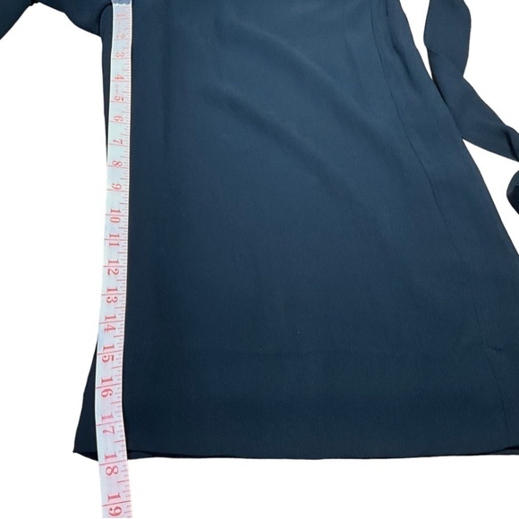 ARITZIA BABATON Maximillion Black Viscose Poly Crepe Belted Cropped Jumpsuit XXS - Picture 10 of 15